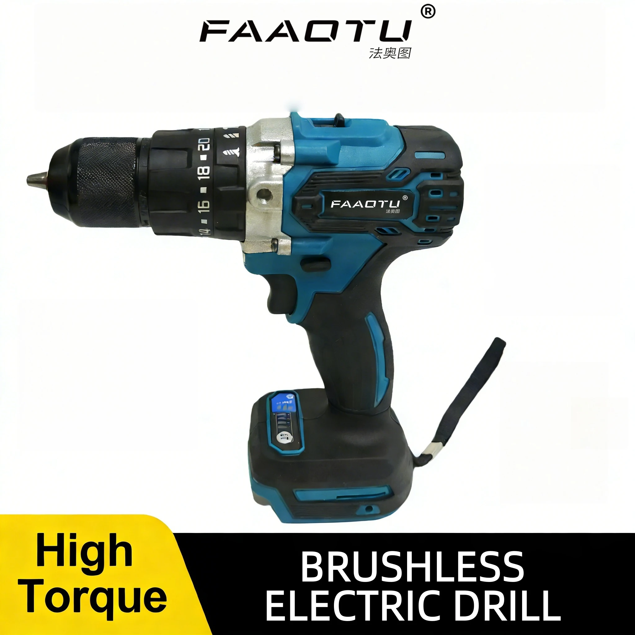 

Аккумуляторная электрическая дрель FAAOTU DDF487 13 мм 18 В, совместимая с аккумуляторами MT, без зарядного устройства и аккумулятора.