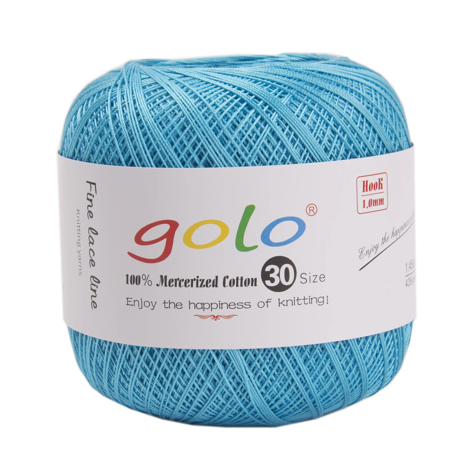 GOLO Crochet Thread Size 30 Lace Yarn for Hand Knitting Crochet Yarn for Knitting