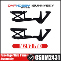OMPHOBBY M2 V3 PRO RC Helicopter Parts Fuselage Side Panel Assembly OSHM2431