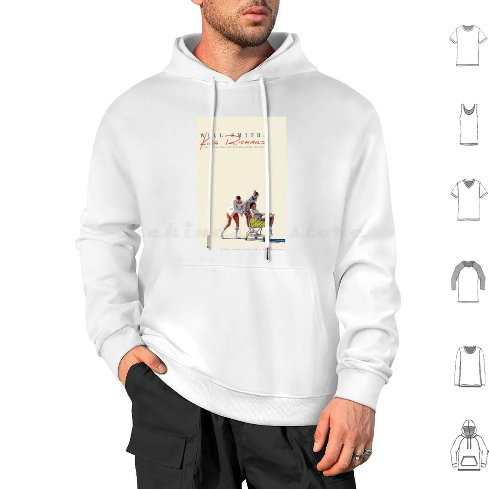 

King Richard 2022 Film Hoodie cotton Long Sleeve King Richard 2022 Movie Biography Drama Film Father Famed Tennis Players