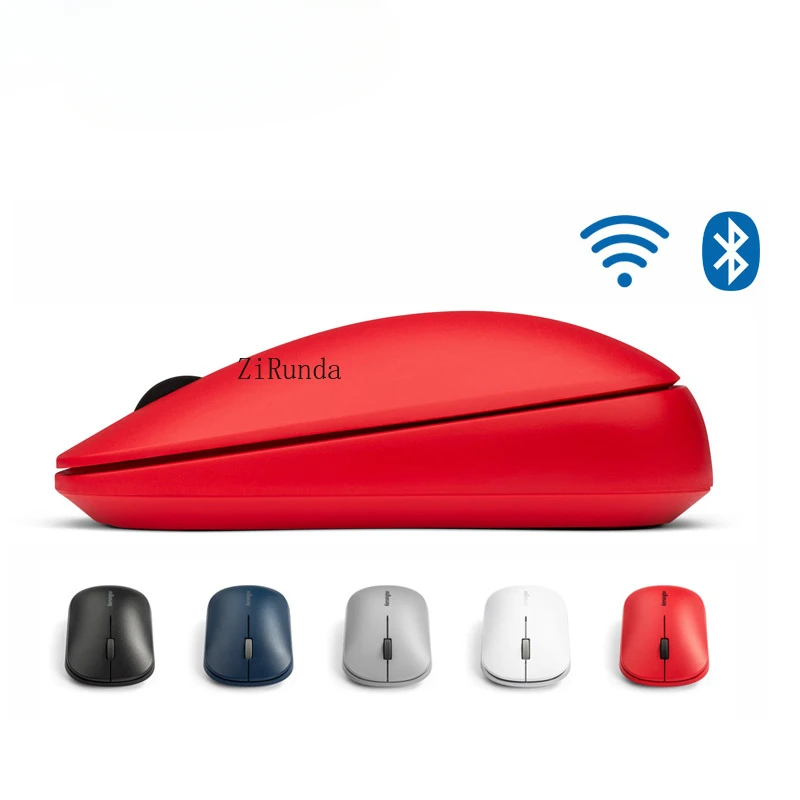 * Ratón silencioso de modo dual conmutado DPI inalámbrico bluetooth