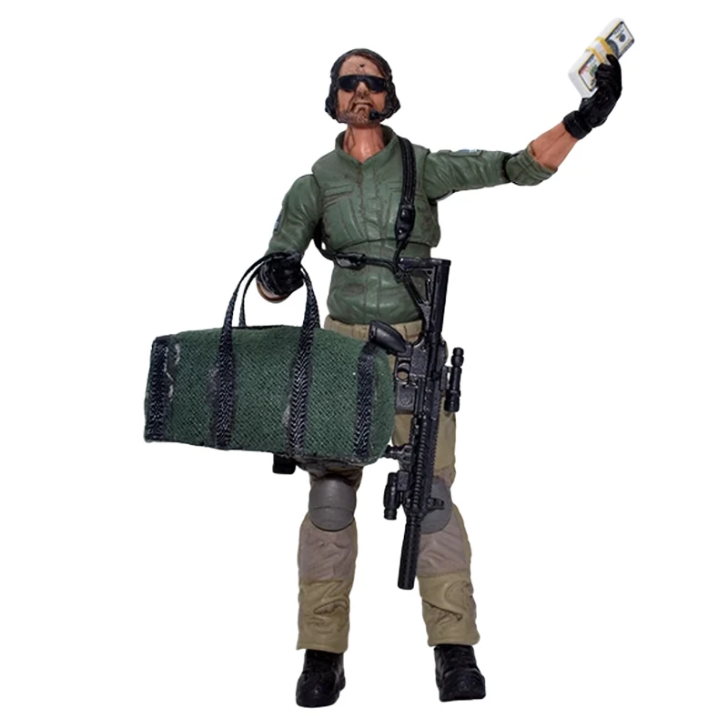 Picture 3: 3.75 Inch Action Figure 1/18 Scale Scene Accessories Miniature Prop Money US Dollars Cash & Handbag Model for Collection