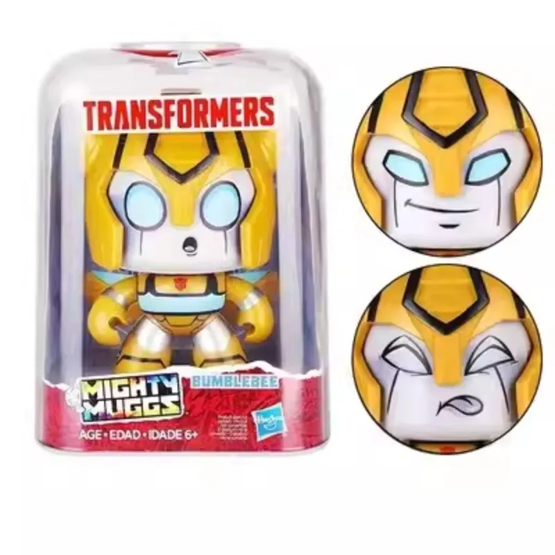 Hasbro Original Transformers Anime Figure Mighty Muggs Face Changing Doll Action Figure Giocattoli per Ragazzi Ragazze Regalo per Bambini