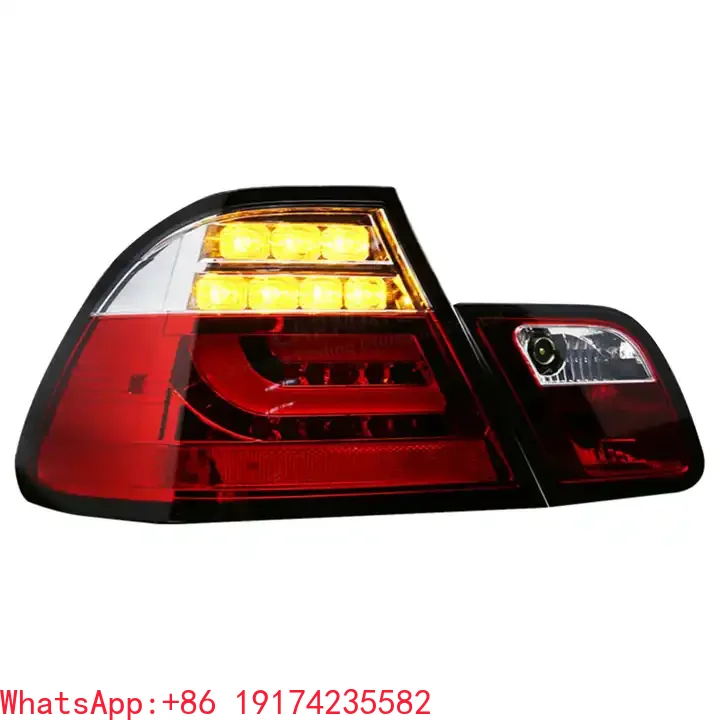 

Taillight Assembly LED Tail Lights Brake Light Turn Signal Red Background for BMW 3 Series E46 1998-2002