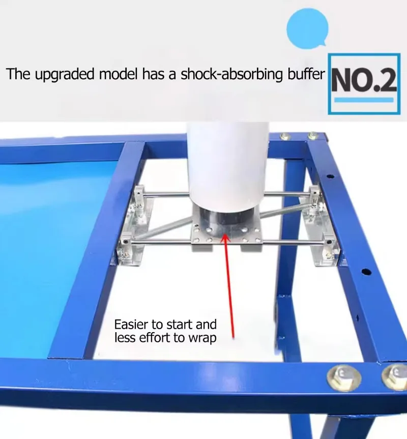 Semi-automatic Pallet Wrapping Machine Pallet Wrapping Machine For Carton Boxes Manual Roll Dispenser Wrap Machine