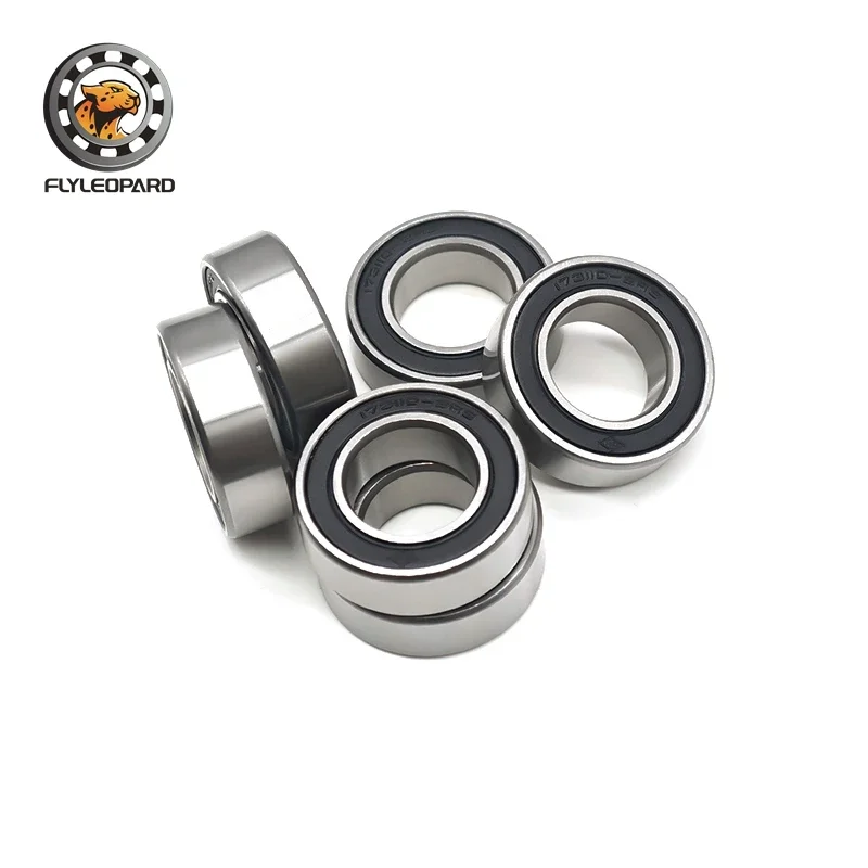 2PCS 17x31x10 mm 173110 2RS Bearing 173110RS MR173110 2RS Bearing Bike Bicycle Wheels Bottom Bracket Repair Bearing 17*31*10 mm