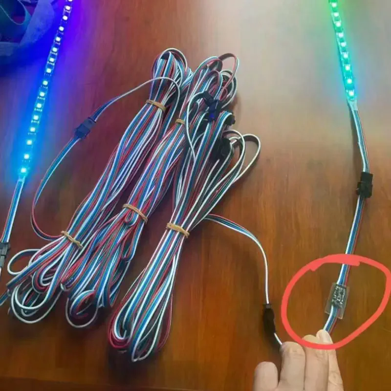 ميني TTL إشارة LED مكبر للصوت SPI مكرر سوبر ل WS2811 WS2812B WS2815 SK6812 3Pin/4pin IC LED قطاع سلسلة وحدة #1