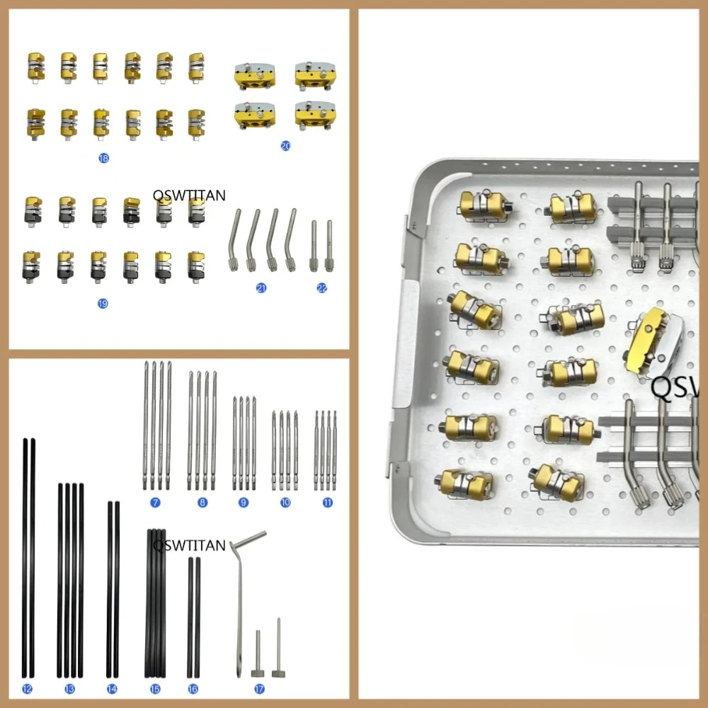 

Ветеринарный ортопедический небольшой фиксатор кости, хирургия, внешний фиксатор, набор инструментов, медицинская наука