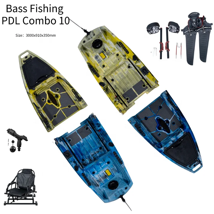 حار وحدات مزيج أوسع الفضاء متعة دواسة كاياك الصيد لخيار التخصيص