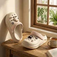 Summer Clogs Women Cute 3D Charms Garden Sandals Lightweight Soft EVA Beach Slippers Outdoor Non Slip Fashion Thick  Sole Shoes - Image 4