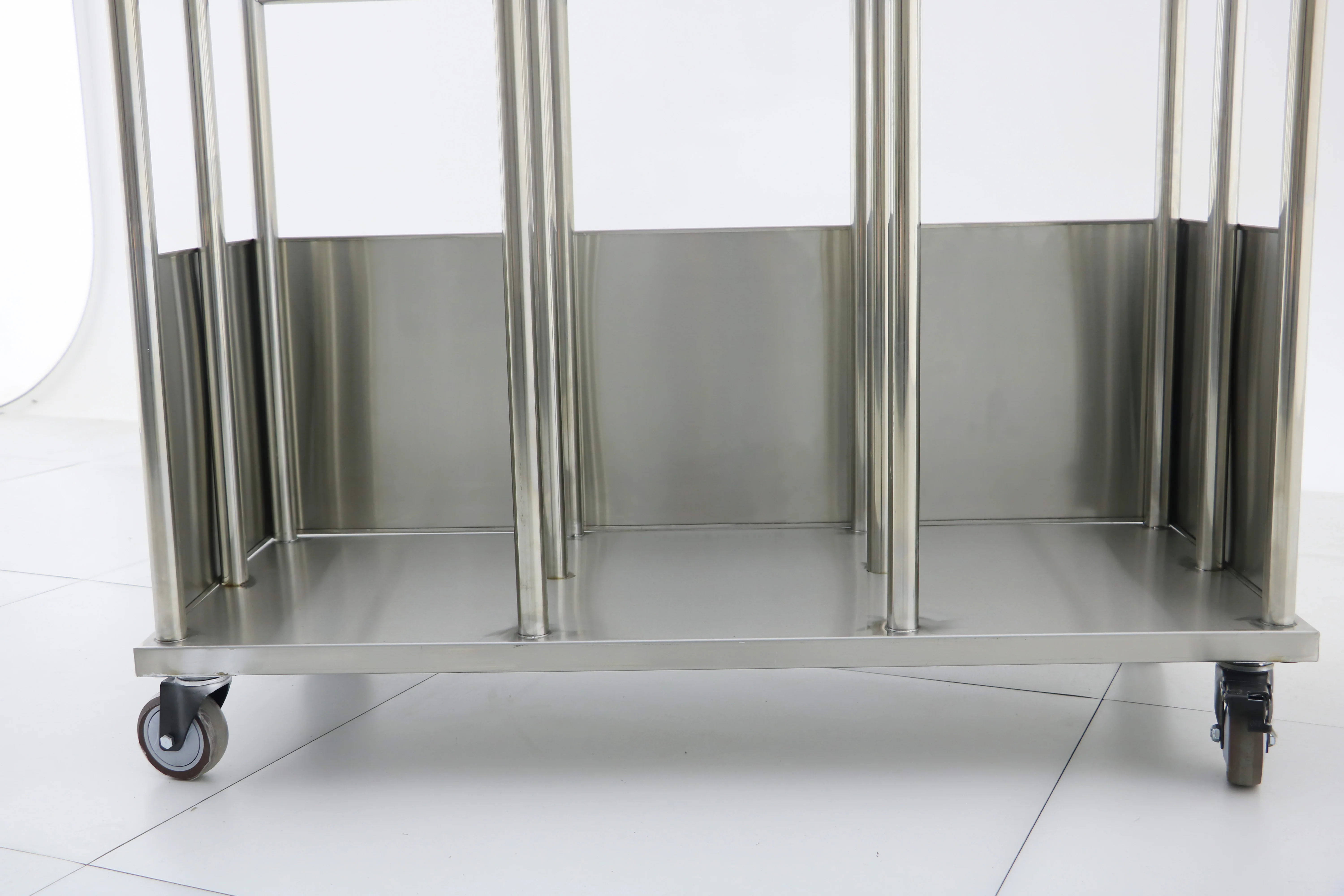 

Steel Food Tray Cart Commercial Buffet Equipment Compartmented Stainless