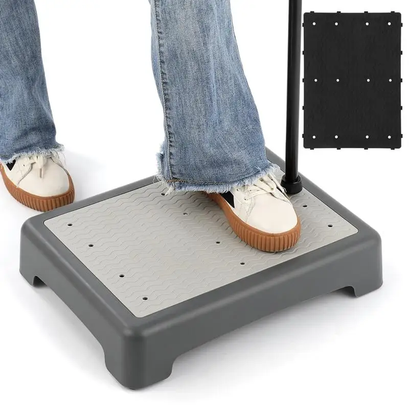 One Step Stool For Seniors Non-Slip Mobility Step For Stairs Beds Cars 440 Lbs Portable Short Step Support Riser For Adults