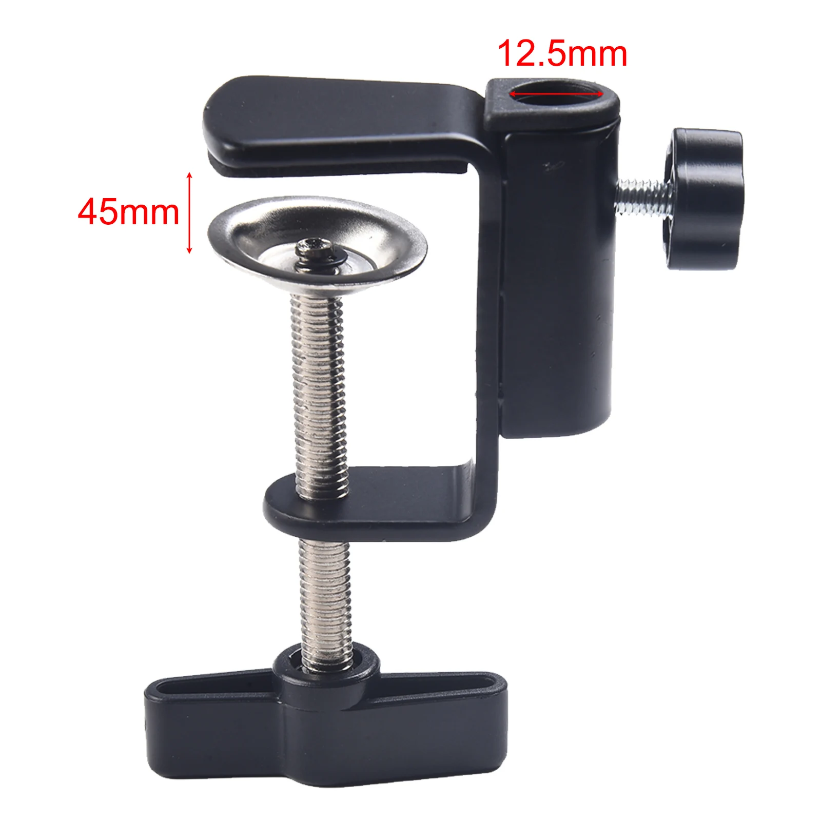 

Держатель типа C Зажим для микрофона Металлический зажим Монтажный кронштейн из сплава Зажимы Настольные лампы Настольные лампы Простая установка