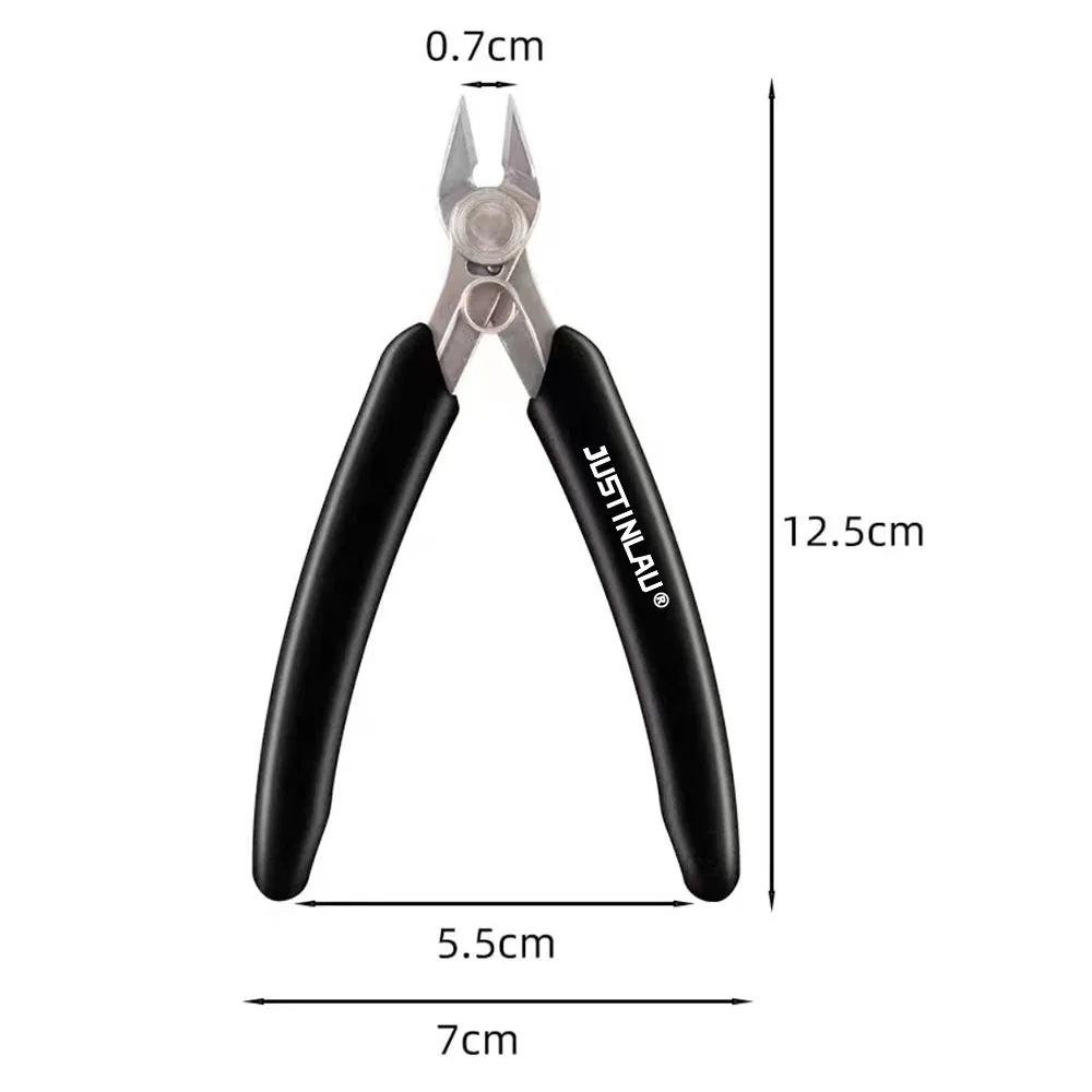 Universal Edelstahl Zangen DIY Elektronische Diagonal Seite Schneiden Zangen Draht Kabel Cutter 3D Drucker Teile Hand Werkzeuge