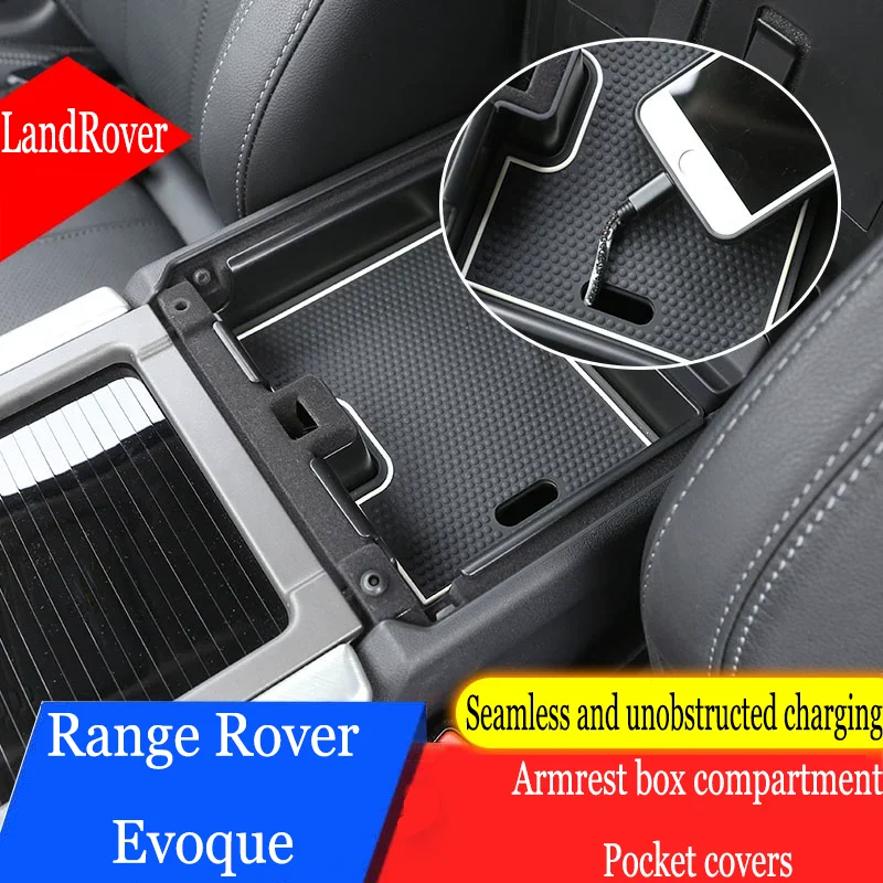 

Car Side Door Storage Box Armrest Box Storage Box For Land Rover Range Rover Evoque 2009-2018