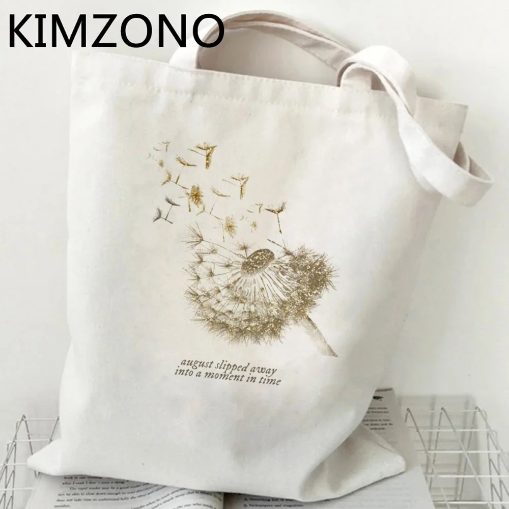 Dandelion shopping bag jute bag shopper shopping bolsa tote canvas bag sacola cloth bolsas reutilizables ecobag sac tissu