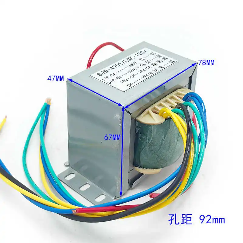 for LGK120 plasma cutting machine, control transformer 380V double 19V 19V 36V all copper 75 * 45