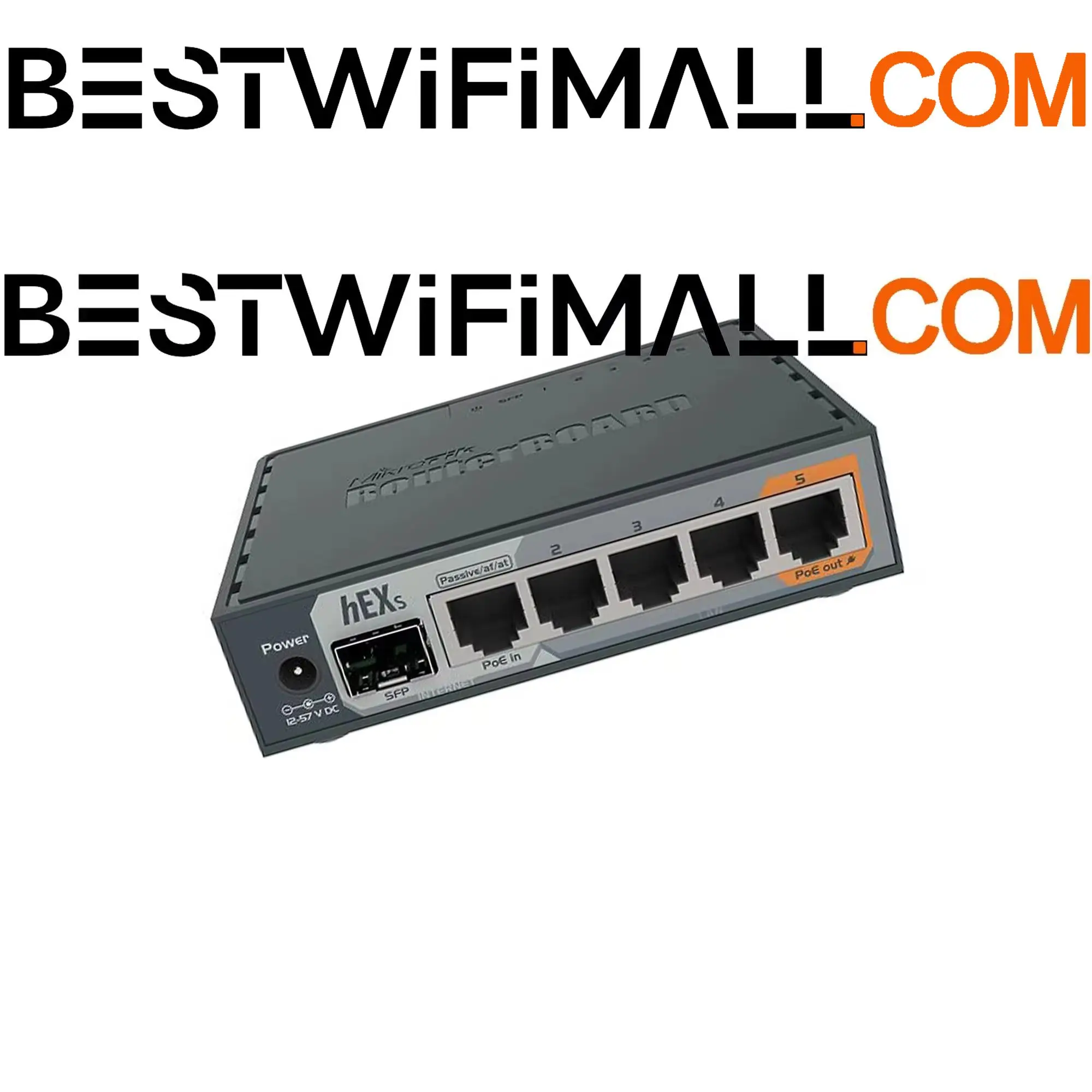 

MikroTik hEX S ROS RB760iGS Gigabit Ethernet Router With 1xSFP Port 5x10/100/1000Mbps Ports