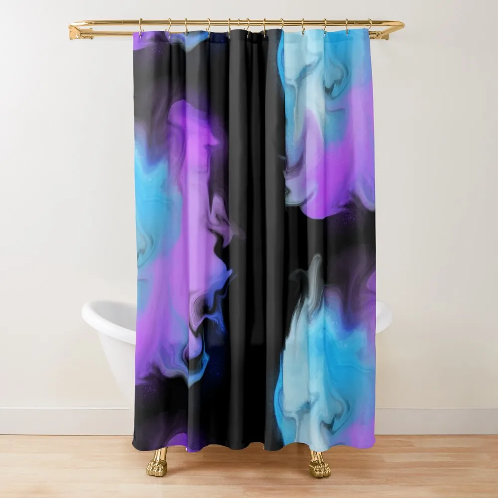 

Moody marble Shower Curtain Waterproof Shower And Anti-Mold Bathroom Deco Washable Waterproof Fabric Shower Curtain