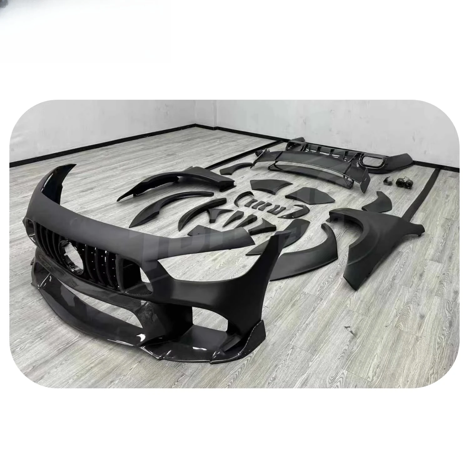 B-Rocket Style Carbon Fiber+ FRP Body Kit for  GT63 GT53 GT50 GT43 X290 2019+ Upgrade Conversion Kit