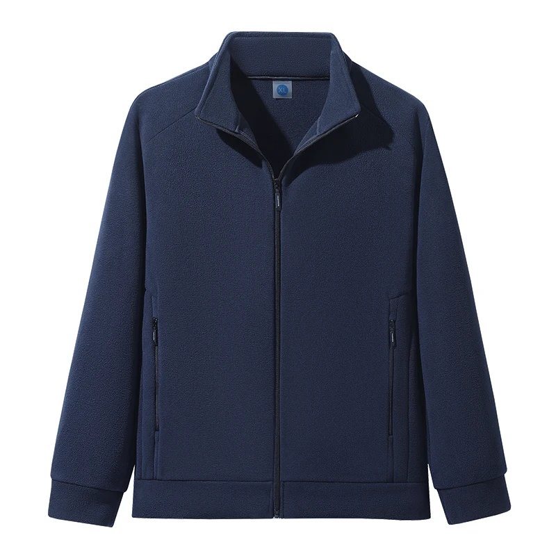 

Изготовлен из чистого хлопка. Теплая ветрозащитная модная простая модная и спортивная мужская толстовка с воротником-стойкой на осень и зиму.