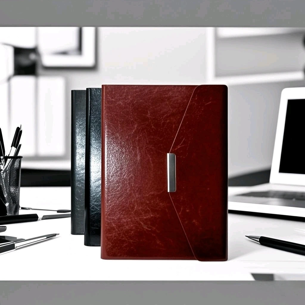 Makeasy Refillable Folder A5 Leather Cover Planner Organizer Ring Binder Notebook Cover Document File Organizer Magnet Flap(1PC)