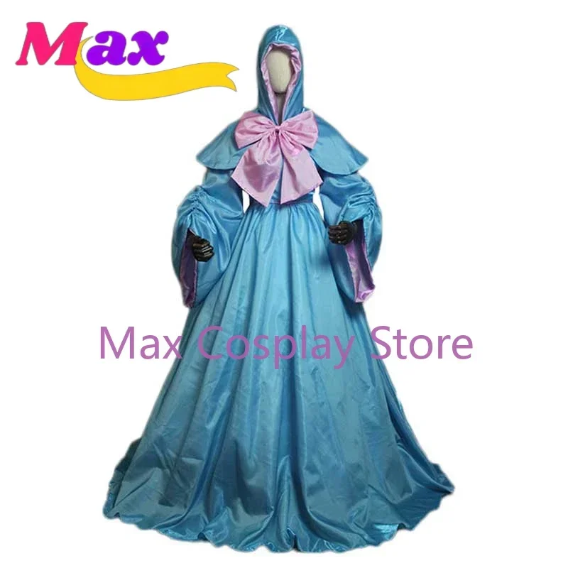 

New Godmother Cosplay Costume Adult Halloween Costumes for Women Fancy Fairy Godmother Costume Dress Custom Made