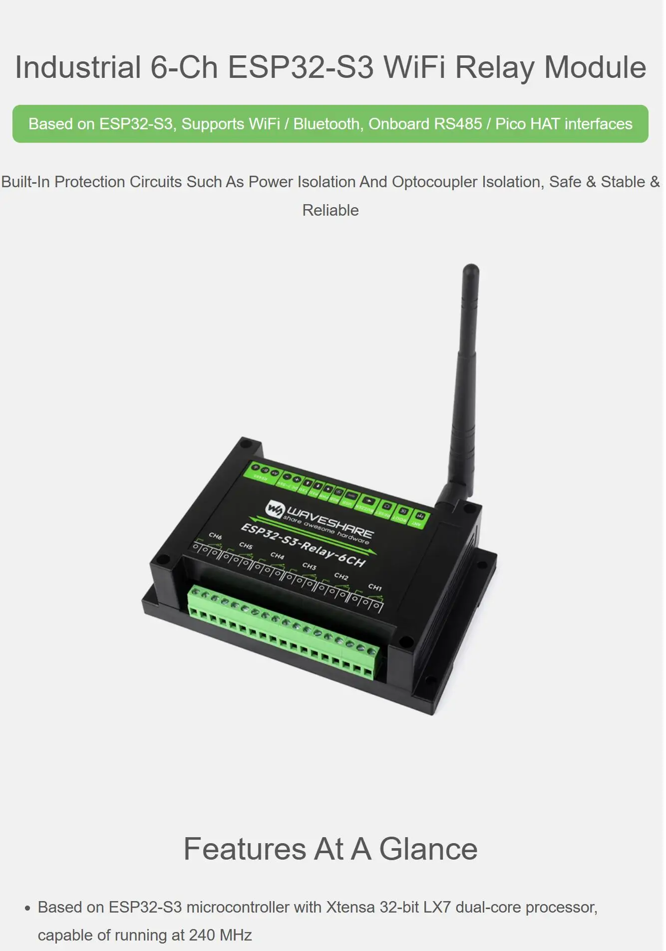 Industrial 6 Relay …