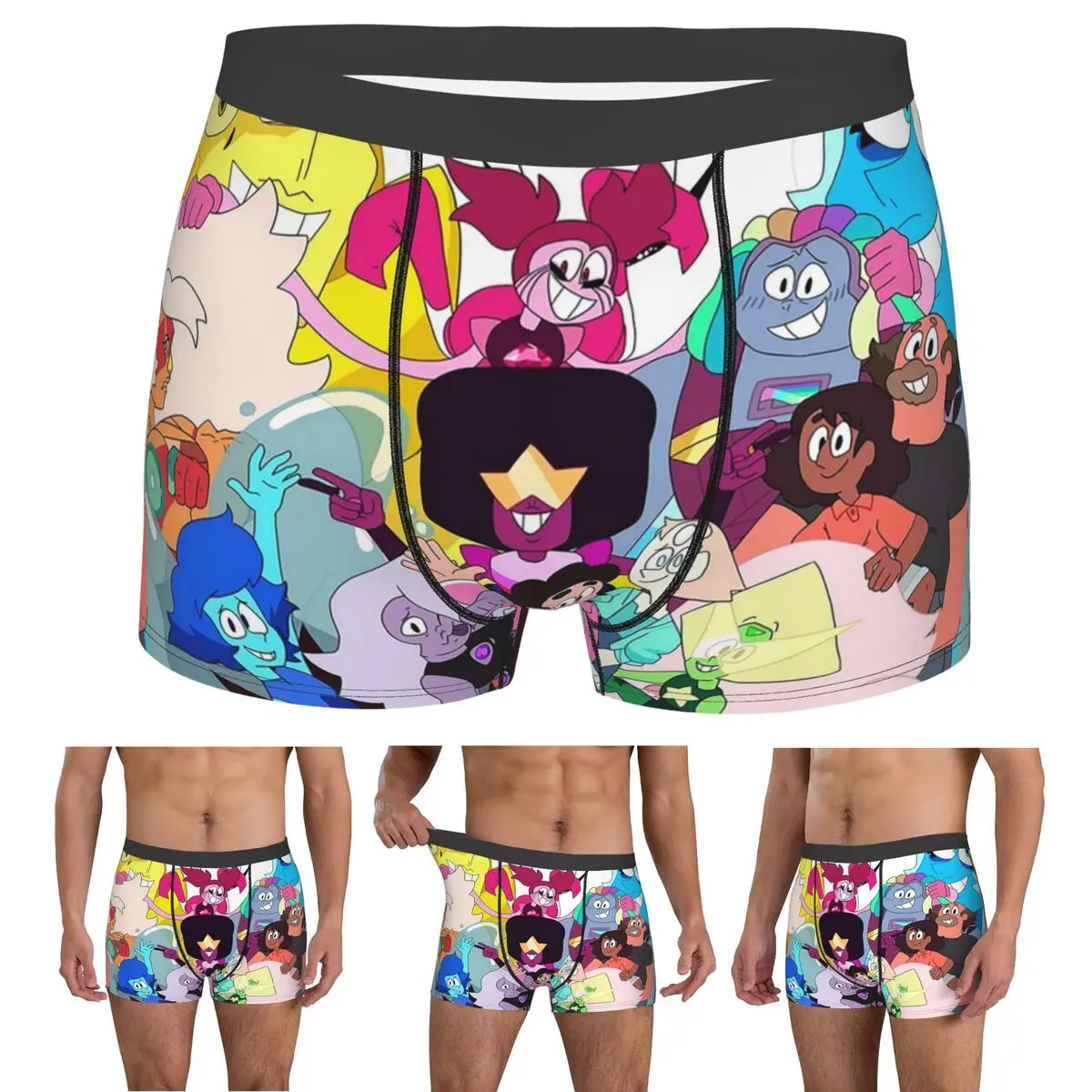 

Трусы-боксеры, шорты Goodbye Steven Universe, мужские вентилируемые трусы для Homme, мужской подарок бойфренду
