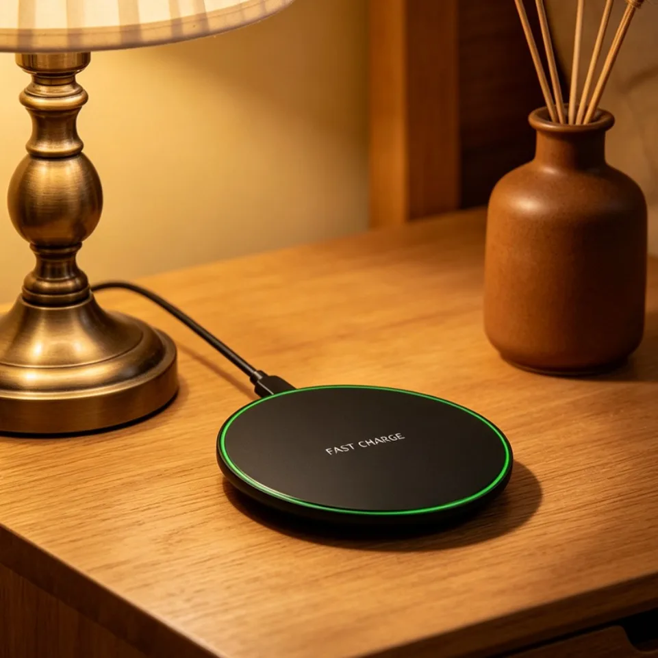 Wireless Charger Pad Induction LED Fast Wireless Charging St