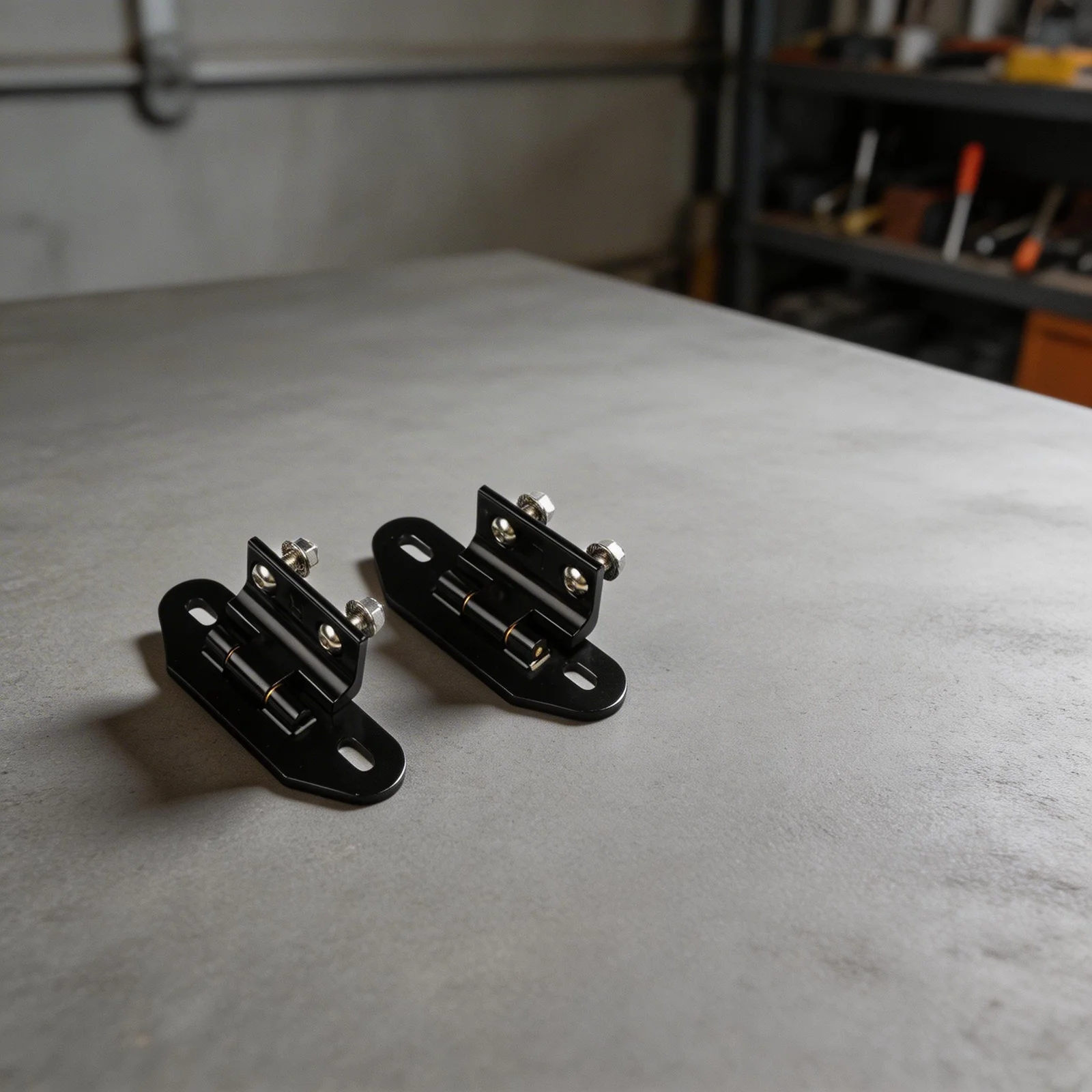 

As Shown In The Picture Rear Hatch Hinges Billet Aluminum Accurate Fit 1982-1992 OEM Compatible 484-HH8292-CMC