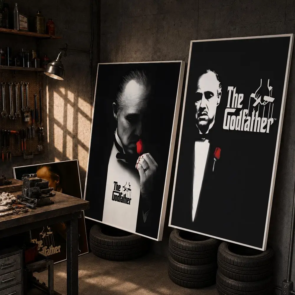 Classic The Godfather Movie Series Poster HD Wall Art Home Decor Waterproof Print Bedroom Garage Party Gift
