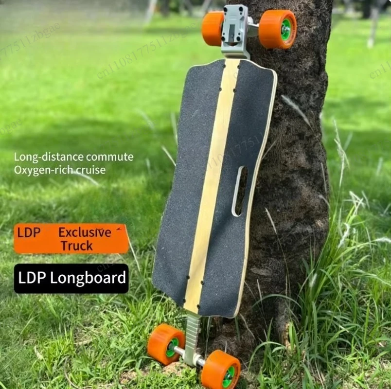 Marathon Urban Carving Deck Smooth Road Surfing LDP Longboard for Distance Pumping Drop-Through Commuter Cruiser