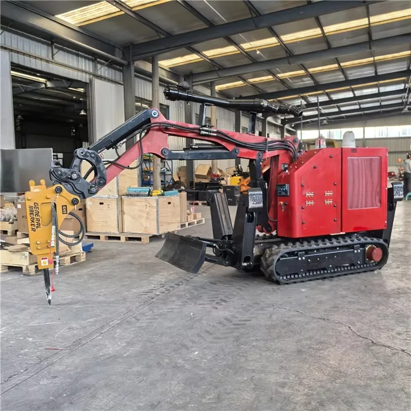 Remote Controlled Fire Rescue Demolition Robot Tracked Hydraulic Breaking Hazardous Collapse Site Obstacle Clearing Disaster