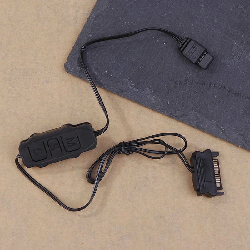 1PC ARGB Controller 5V 3pin Naar SATA Voeding Mini RGB Controller 3PIN Hub Voor Computer Cpu case Cool Fan LED Licht Radiator