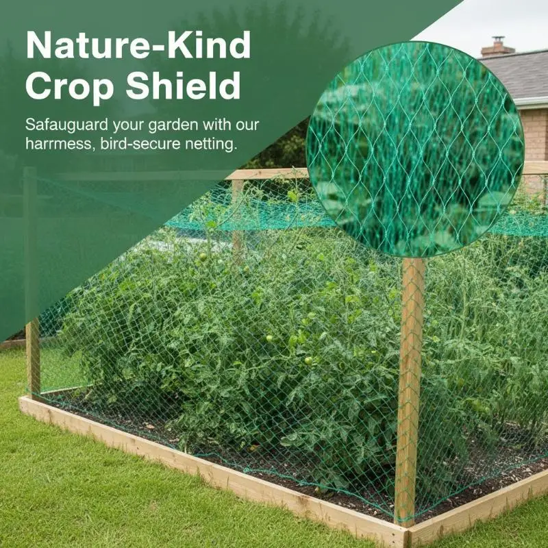Garden Plant Barrier Netting Reusable Bird Pest Control Trellis Grid Fencing for Greenhouse Yard Fruit Vegetable Growing
