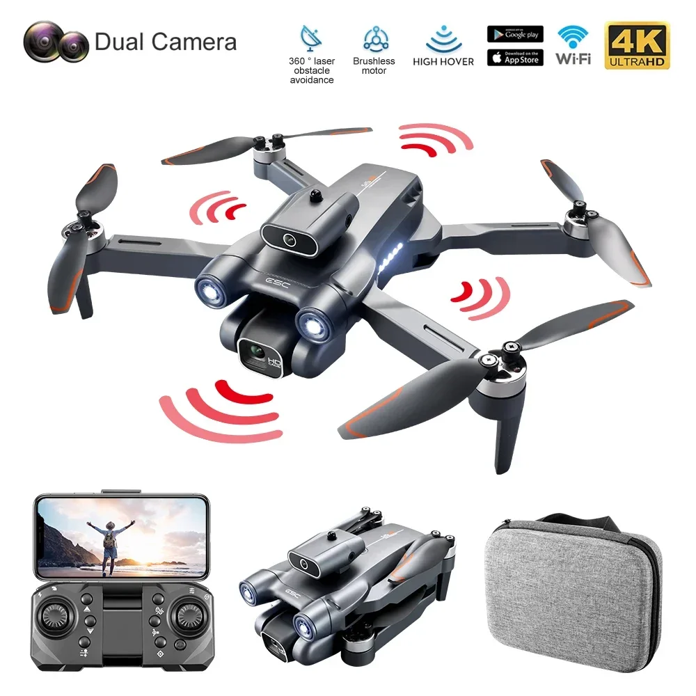 Nowy S1S Mini Drone 4k profesjonalna kamera 8K HD unikanie przeszkód fotografia lotnicza bezszczotkowy składany quadcopter Dron zabawki