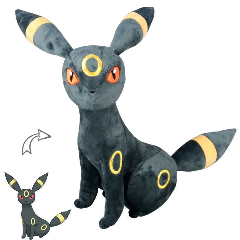 

32cm Cute Cartoon Pokmeon Umbreon DIY self-made Plush Doll Pillow Ornament Adult Children's Birthday Gift Toy