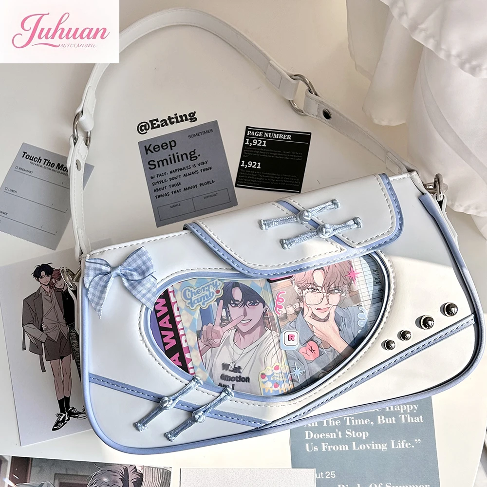 

Japanese Original Buckle Pain Transparent Lta Bag Women's Small Food Chinese Style Cheongsam Style Love Underarm Bags Female