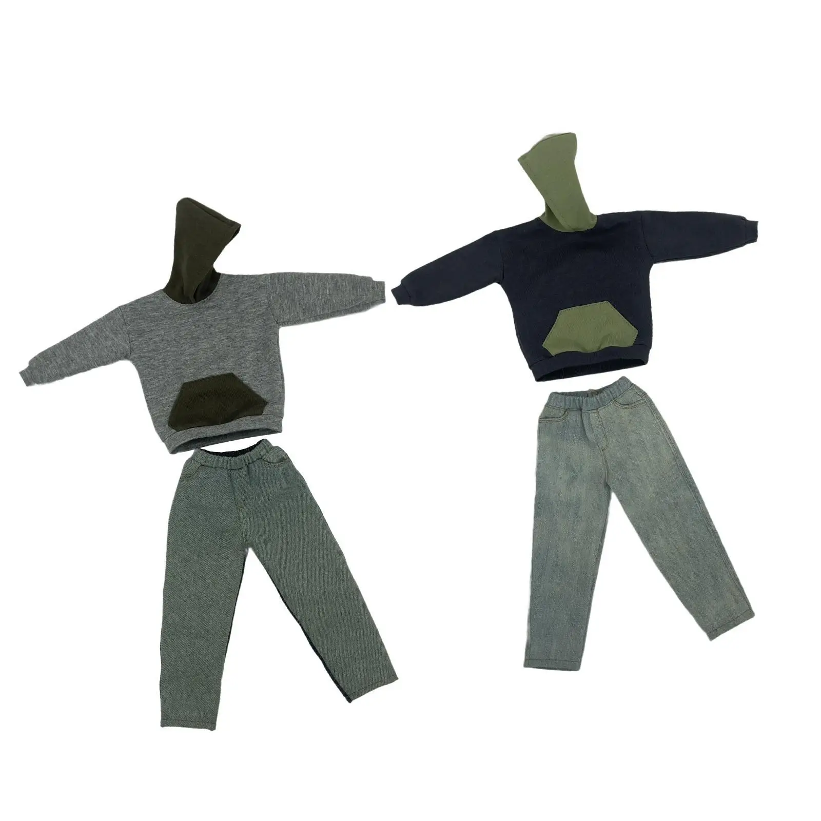 1/6 スケールアクションフィギュアパーカー迷彩軍服スーツパンツスタイリッシュなふりプレイアクセスシーン写真人形アクセサリー