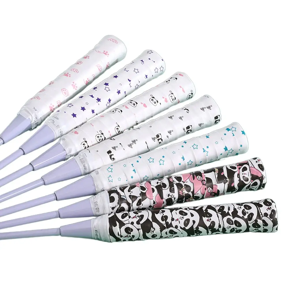 

Лента для обмотки ручек теннисных и бадминтонных ракеток с пандой, впитывающая пот, износостойкая, нескользящая