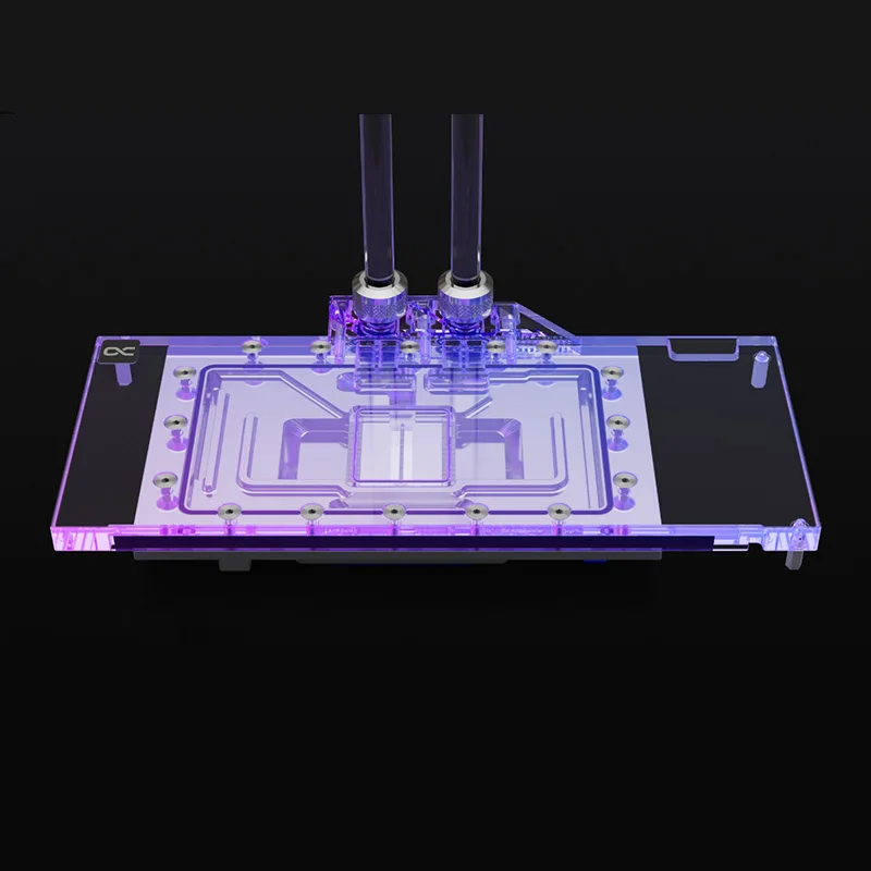 Alphacool Eisblock Aurora Bloque de agua compatible con AMD/ASUS/Asrock/Gigabyte/PowerColor/ Radeon RX 7900XTX (tarjeta de referencia)