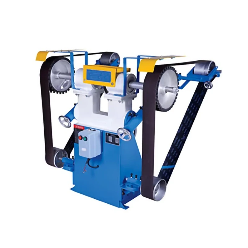 

Two-station stainless steel aluminum handle polishing machine