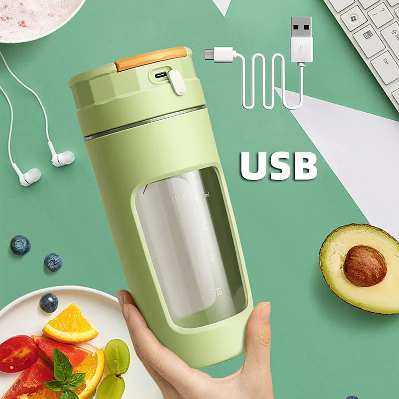 New USB Home Charging Small Ice Crushing Electric Juice Extractor Wireless Portable Juice Extractor Cup