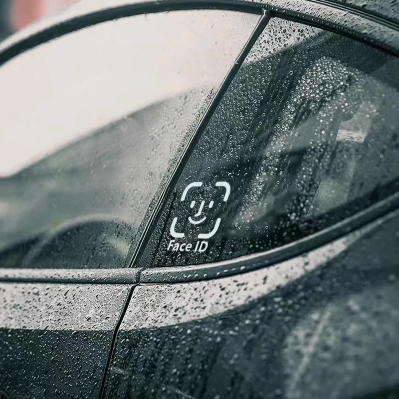FACE ID decal,creative&funny stickers, Car funny accessories,for car truck&laptop!For a Unique and Personalized Look!