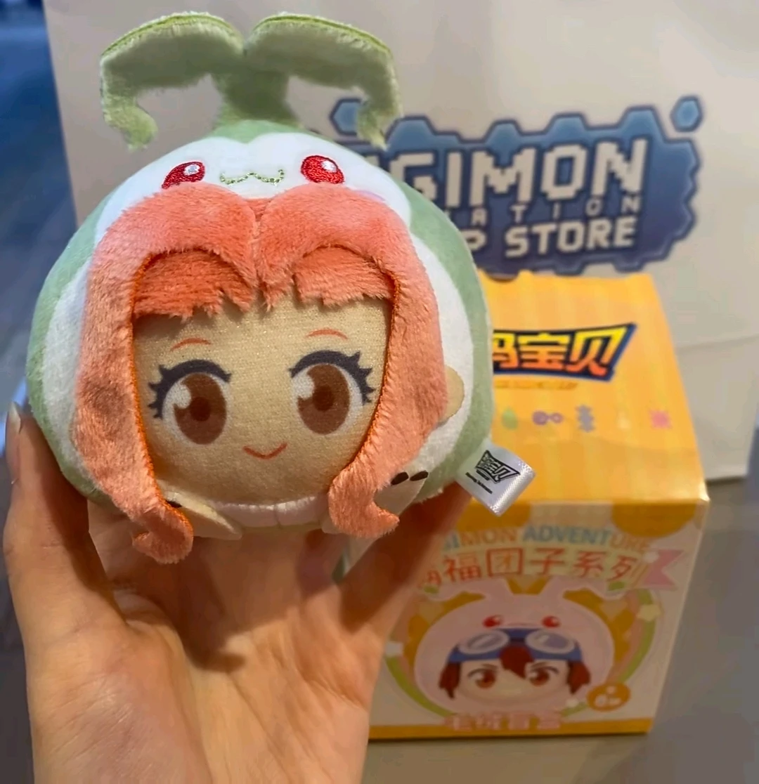 Originale Digimon Adventure Manfu Tuanzi Serie Cieca Scatola Peluche Alla Moda Da Collezione Bambola Ornamento Giocattolo Sveglio Sacchetto Regalo Ciondolo