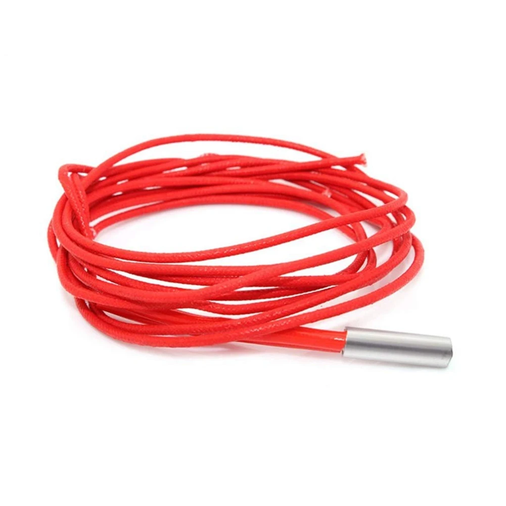 3D Printer Accessories (6Pcs 24V 40W 6 x 20 Heating Tube Pipe & 6Pcs NTC 3950 100K Thermistor) Hotend Kit