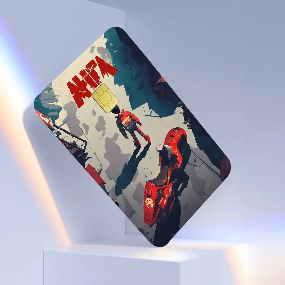 اليابان الكرتون A-akira أنيمي أنيمي ملصق فيلم غطاء الجلد لبطاقة الائتمان بطاقة الخصم البنك الجبهة