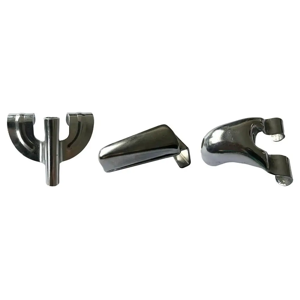 Juego de 10 ganchos de garra para bombo, resistentes al desgaste, duraderos, para montaje de percusión, piezas de metal para reparación de bombo