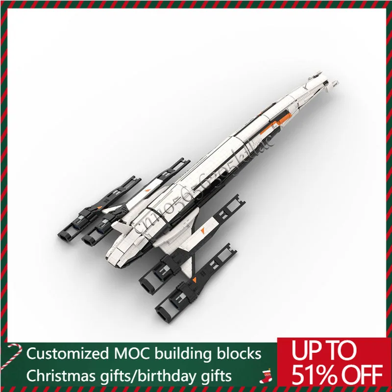 

3884 детали MOC, известная игровая серия, белый космический корабль, модель строительных блоков, наборы образовательных сборочных кирпичей, игрушки, подарки на день рождения для детей